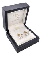 Gouden Oorstekers Heldere Cubic Zirkonia Radiant Cut, Ophalen, -, Zo goed als nieuw, Goud