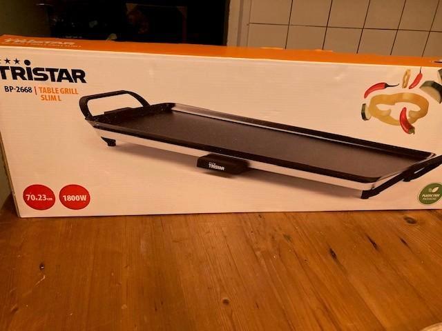Tafelgrill Tristar, Witgoed en Apparatuur, Grillplaten, Nieuw, Tafelgrill, Verzenden