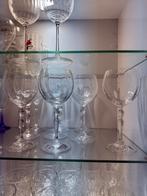 Kristallen Wijnglazen - 9 stuks, Verzamelen, Glas en Borrelglaasjes, Ophalen of Verzenden, Gebruikt, Overige typen