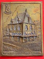 De Waag te Leeuwarden, gedreven koperplaat, Verzamelen, Ophalen of Verzenden, Gebruikt