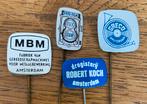 4x Amsterdam speldje MBM Robert Koch Greco Flex foto film, Verzamelen, Speldjes, Pins en Buttons, Ophalen, Zo goed als nieuw, Sport