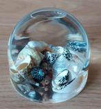 PLEXIGLAS PRESSE PAPIER MET SCHELPEN IN WATER, Huis en Inrichting, Woonaccessoires | Overige, Verzenden, Zo goed als nieuw