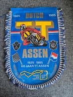 60 Jaar Dutch TT ASSEN 1985 vaantje, Verzamelen, Verzenden, Gebruikt, Motoren