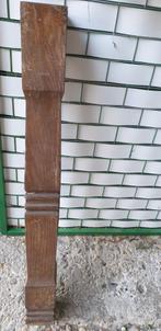 2 echt eiken tafelpoten voor decoratie, Tuin en Terras, Ophalen, Gebruikt