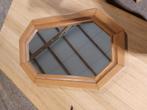 Spiegel met houten lijst, Ophalen of Verzenden, Rechthoekig, Minder dan 100 cm