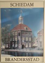 Ingelijste poster Schiedam Bbrandersstad, Ophalen, Rechthoekig Staand, Met lijst, Zo goed als nieuw