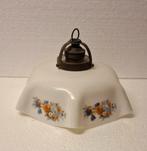 Vintage Art Deco Lampenkap met Bloemen, Ophalen of Verzenden