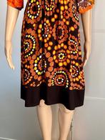 i462 Dept maat M=38/40 jurk jurkje oranje/zwart/geel, Kleding | Dames, Maat 38/40 (M), Oranje, Ophalen of Verzenden, Zo goed als nieuw