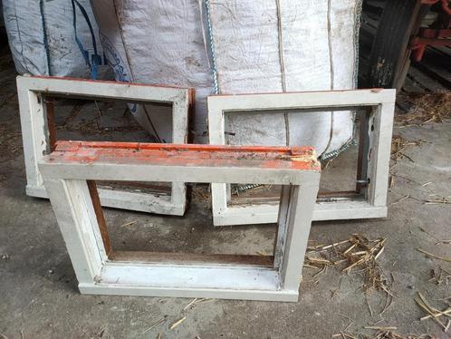 Hardhouten kozijnen raam kozijn, Doe-het-zelf en Verbouw, Kozijnen en Schuifpuien, Gebruikt, Raamkozijn, Hout, Minder dan 75 cm