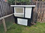Konijnenhok + ren, Dieren en Toebehoren, Knaagdieren en Konijnen | Hokken en Kooien, Ophalen, 90 cm of meer, Konijn, Hok
