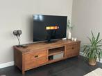 Teak houten tv meubel., Ophalen, Gebruikt, Teakhout, 200 cm of meer