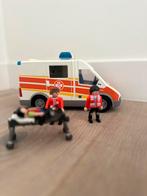 Playmobil ambulance met sirene en zwaailicht, Ophalen of Verzenden, Gebruikt, Complete set
