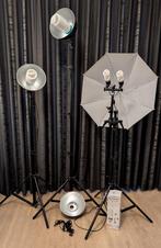 Bresser fotografie lampenset op statief, Ophalen of Verzenden, Zo goed als nieuw, Lamp of Flitsset