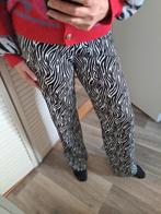 Nieuwe zwart witte wijde zebra print broek, Zwart, Nieuw, Ophalen of Verzenden, Maat 36 (S)