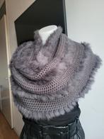 Vintage Rabbit Sjaal Poncho Capuchon, Vintage, Ophalen of Verzenden, Zo goed als nieuw