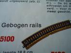Marklin M rails ( onverwoestbaar) 5100 // 5200 // 5106, Ophalen, Wisselstroom, Gebruikt, Rails