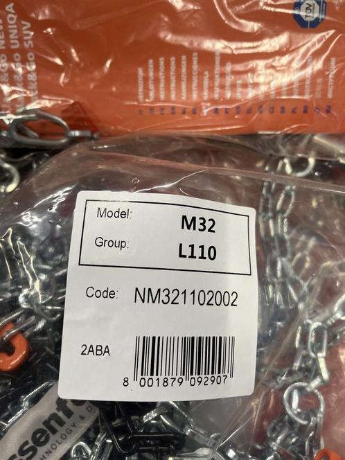 Uniqa  sneeuw ketting van 15 / 18 inch - sneeuwketting, Auto diversen, Sneeuwkettingen, Nieuw, Verzenden