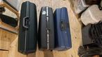 Te koop 3 set reiskoffers tweedehands, Gebruikt, Hard kunststof, Slot, 45 tot 55 cm