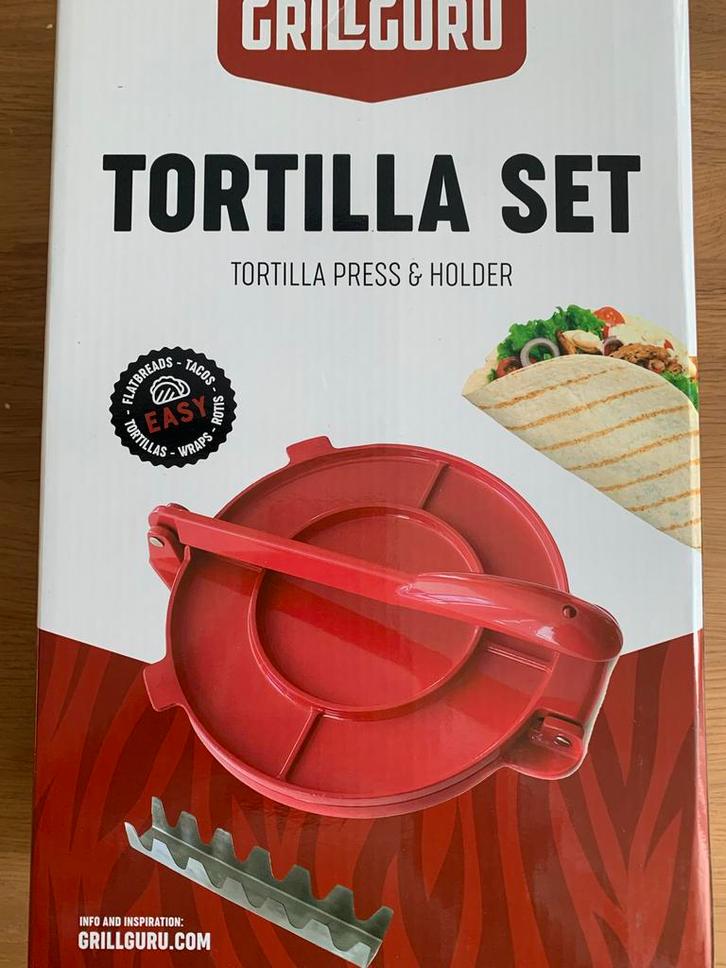 Grill Guru Tortilla Set - Nieuw!, Huis en Inrichting, Keuken | Keukenbenodigdheden, Nieuw, Ophalen of Verzenden