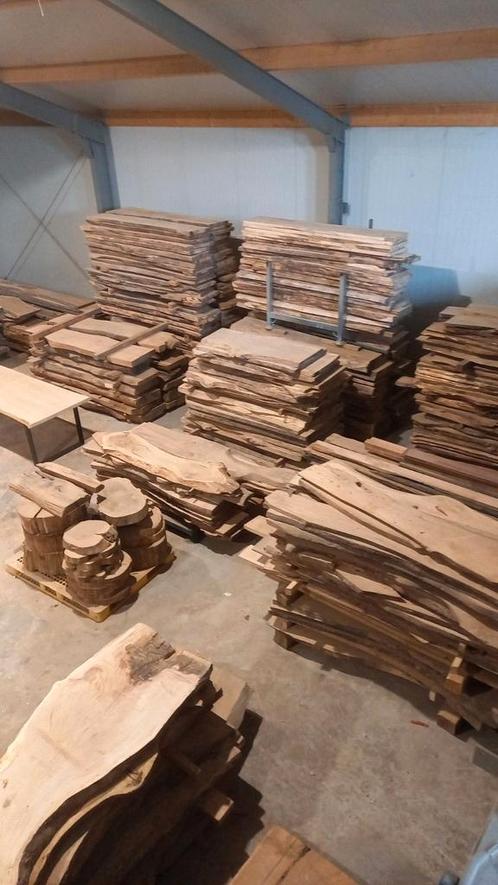 Boomstam tafels wandplanken vensterbanken schaaldelen, Doe-het-zelf en Verbouw, Hout en Planken, Nieuw, Plank, Overige houtsoorten