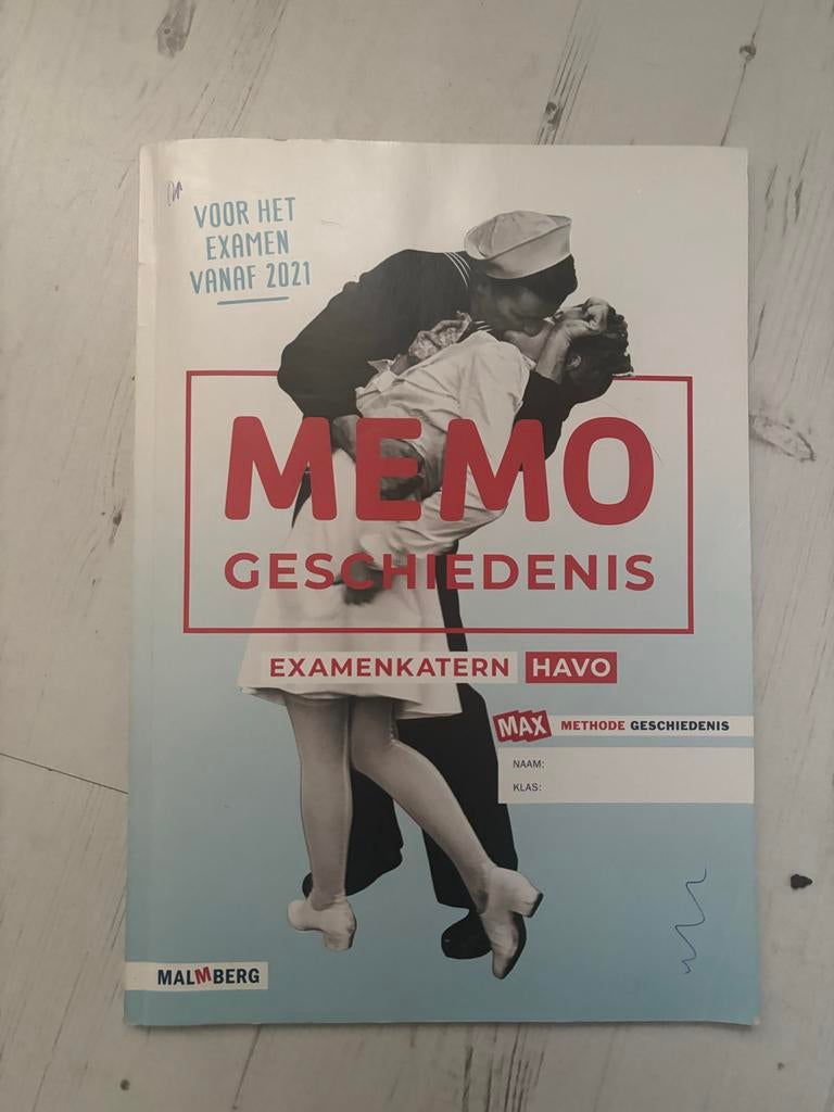 Memo Geschiedenis Examenkatern HAVO, Boeken, Schoolboeken, Gelezen, Geschiedenis, HAVO, Ophalen of Verzenden