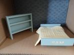 Houten bed en kastje voor slaapkamer muizenhuis "SAM ", Ophalen of Verzenden, Nieuw, Toebehoren