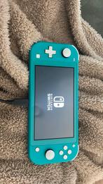 Nintendo Switch Lite Turquoise (2020) + Oplader, Spelcomputers en Games, Ophalen, Turquoise, Gebruikt