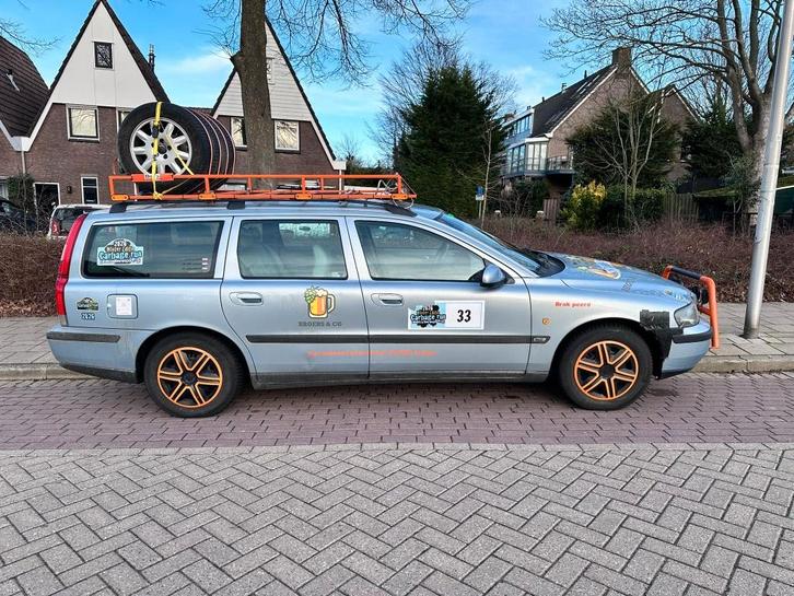 Volvo V70 2.4 170PK 2001 Grijs/blauw, Auto's, Volvo, Particulier, V70, Airconditioning, Centrale vergrendeling, Cruise Control