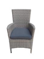 Tuinstoel Atlanta dining hoge rug Kubu Grey | min afname 4 s, Ophalen, Nieuw, Wicker