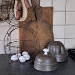 Brocante oude eiermand eiermandje mandje *Etage3*, Gebruikt, ., Ophalen of Verzenden, .