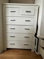 Witte ladekast / commode – strak en stevig, Ophalen, Gebruikt, Kast, 50 tot 70 cm