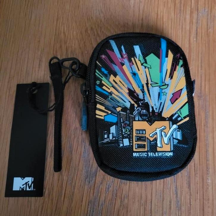 Zwart MTV hoesje/tasje voor aan de riem, Verzamelen, Overige Verzamelen, Nieuw, Ophalen of Verzenden
