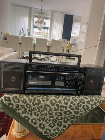 Aristona dubbel radio cassetterecorder/Boombox/Ghettoblaster beschikbaar voor biedingen