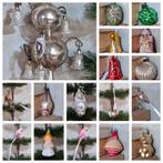 Oude antiek vintage kerstballen bellenpiek tinsel vogel ara, Diversen, Kerst, N, Ophalen of Verzenden, N, N