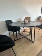 Westwing Ronde eettafel met 4 eetstoelen, Ophalen, Gebruikt, 100 tot 150 cm, Rond