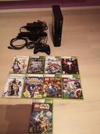 Xbox 360 E 250gb, kinect, controller, spellen, hele set, Spelcomputers en Games, Met games, Ophalen of Verzenden, Met 1 controller