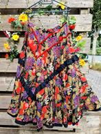 Prachtige vintage gothic lolita rok van puur zijde, Ophalen of Verzenden, Zo goed als nieuw, Maat 38/40 (M)
