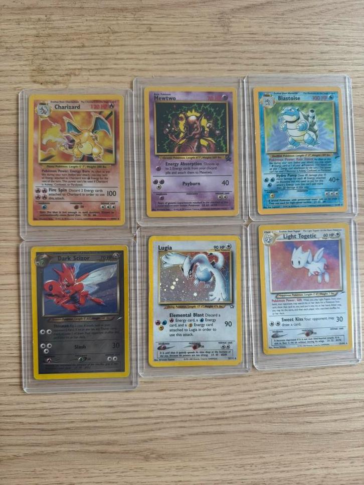 Oude pokemon kaarten hits (Charizard, lugia, blastoise), Hobby en Vrije tijd, Verzamelkaartspellen | Pokémon, Ophalen of Verzenden