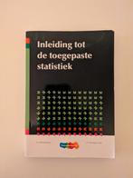 Inleiding tot de toegepaste statistiek, Boeken, Zo goed als nieuw, J.H. Blankespoor, Beta, HBO