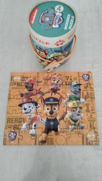 houten puzzel paw patrol 30 stuks / speelgoed beschikbaar voor biedingen