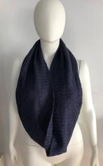 H&M donkerblauw navy shawl sjaal met pailletten wikkel, H&M, Sjaal, Zo goed als nieuw, Verzenden