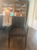 6 Stoelen, Zwart, Ophalen of Verzenden, Zo goed als nieuw, Stof