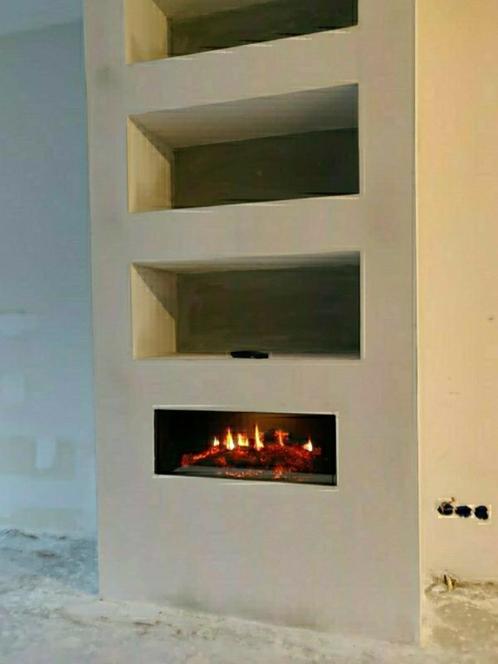 Uitverkoop Dimplex elektr. haard type Opti-Virtual Single, Huis en Inrichting, Haarden, Zo goed als nieuw, Elektrische haard, Ophalen of Verzenden