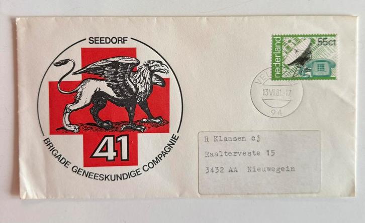 Diverse militaire gelegenheidsenveloppen, Postzegels en Munten, Postzegels | Eerstedagenveloppen, Nederland, Ophalen of Verzenden