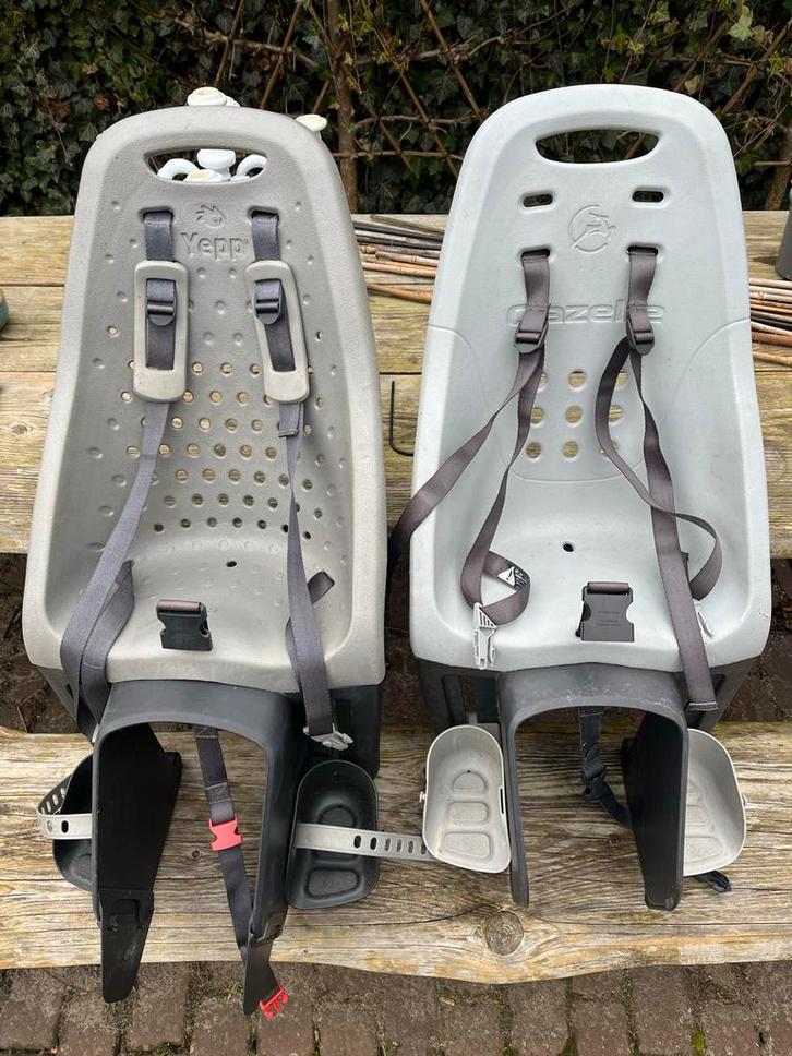 1 Yepp Kinderzitje Achter - Fietszitjes, Fietsen en Brommers, Fietsaccessoires | Fietsstoeltjes, Gebruikt, Achterzitje, 9 t/m 18 kg