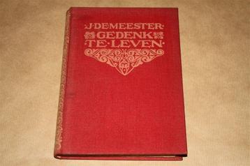 Gedenk te leven - de Meester - 1917 - Bandontwerp Meijer beschikbaar voor biedingen