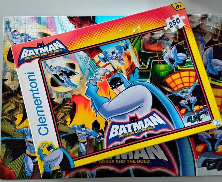 Legpuzzel Batman - Clementoni - 250 stukjes, Kinderen en Baby's, Speelgoed | Kinderpuzzels, Gebruikt, 6 jaar of ouder, Meer dan 50 stukjes