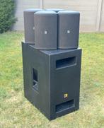 Audac Xeno 6 + 12" Subwoofer & T2 Versterker set, Audio, Tv en Foto, Luidsprekers, Overige merken, Subwoofer, Verzenden, Zo goed als nieuw