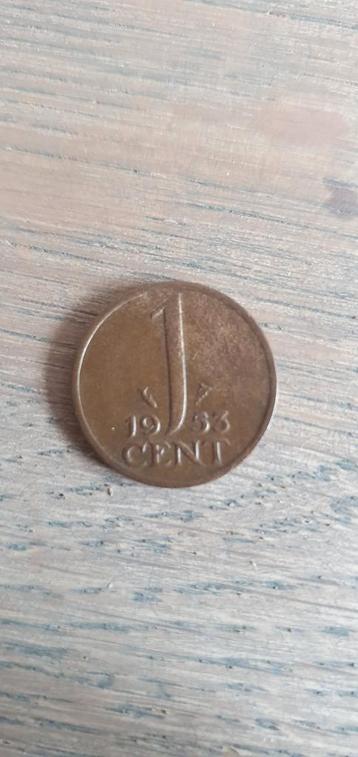 1 cent munt uit 1953 beschikbaar voor biedingen