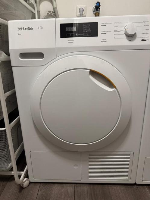 Miele wasdroger, Witgoed en Apparatuur, Wasdrogers, Gebruikt, Condens, Voorlader, 8 tot 10 kg, Minder dan 85 cm, Anti-kreukfase